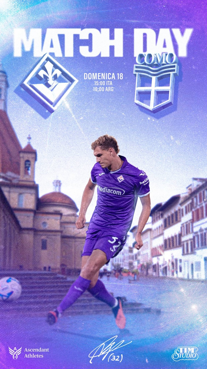Fiorentina v Como — design per il match day