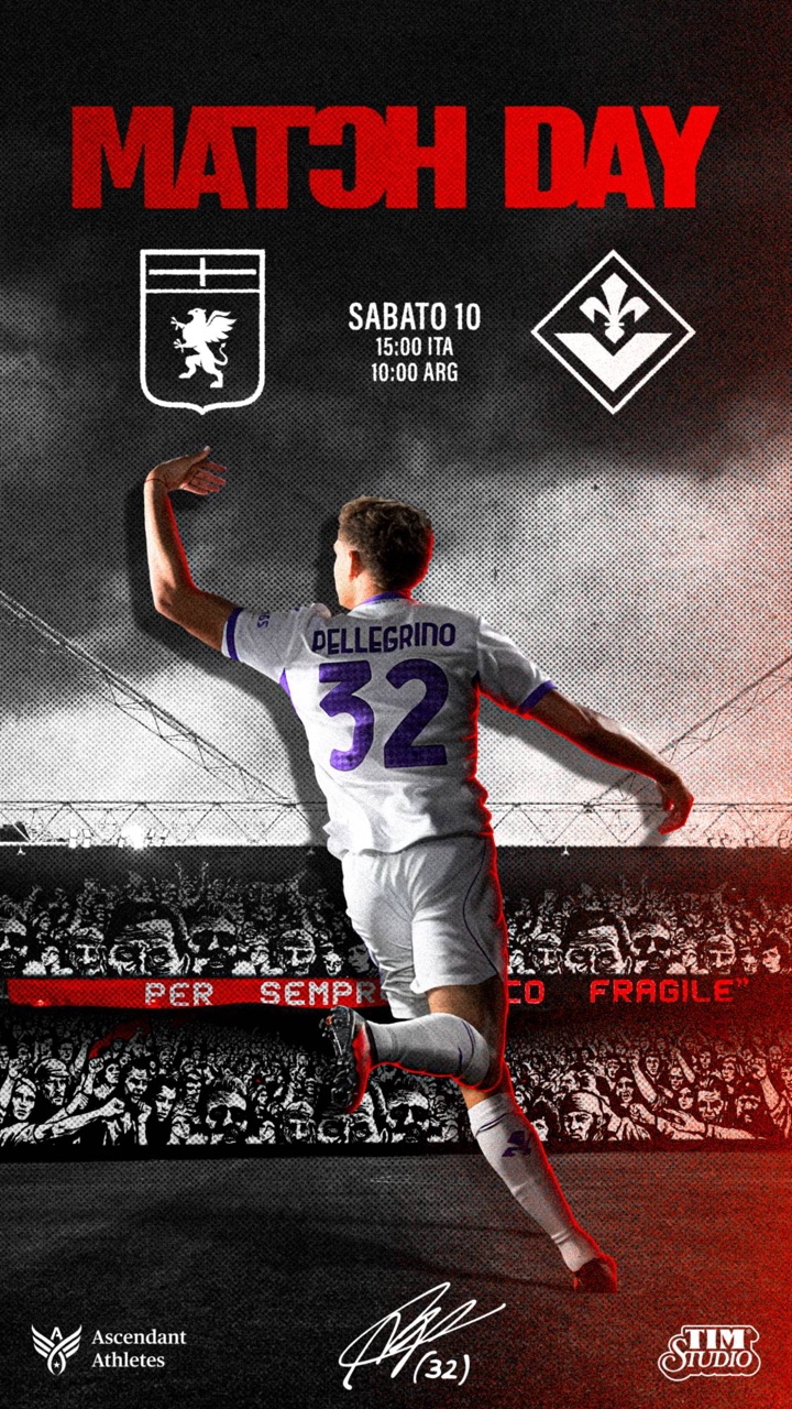 Genoa v Fiorentina — design per il match day
