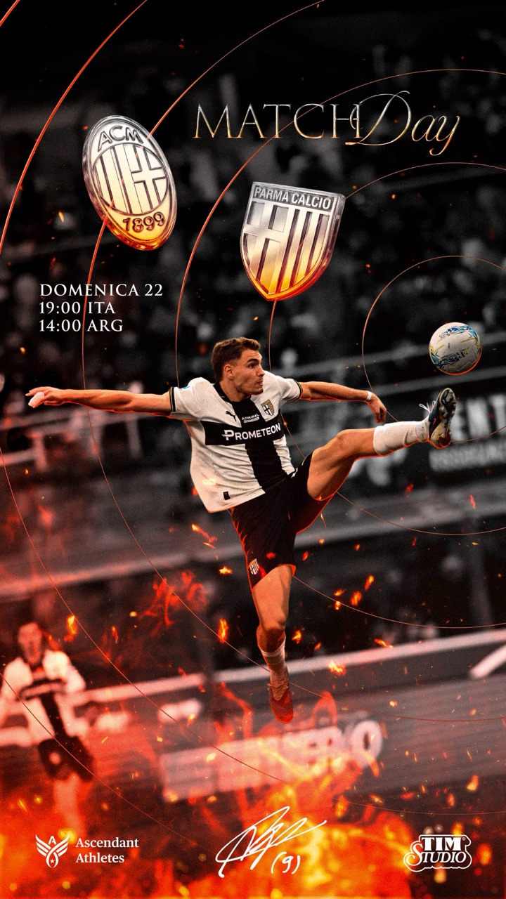 Milan v Parma — design per il match day
