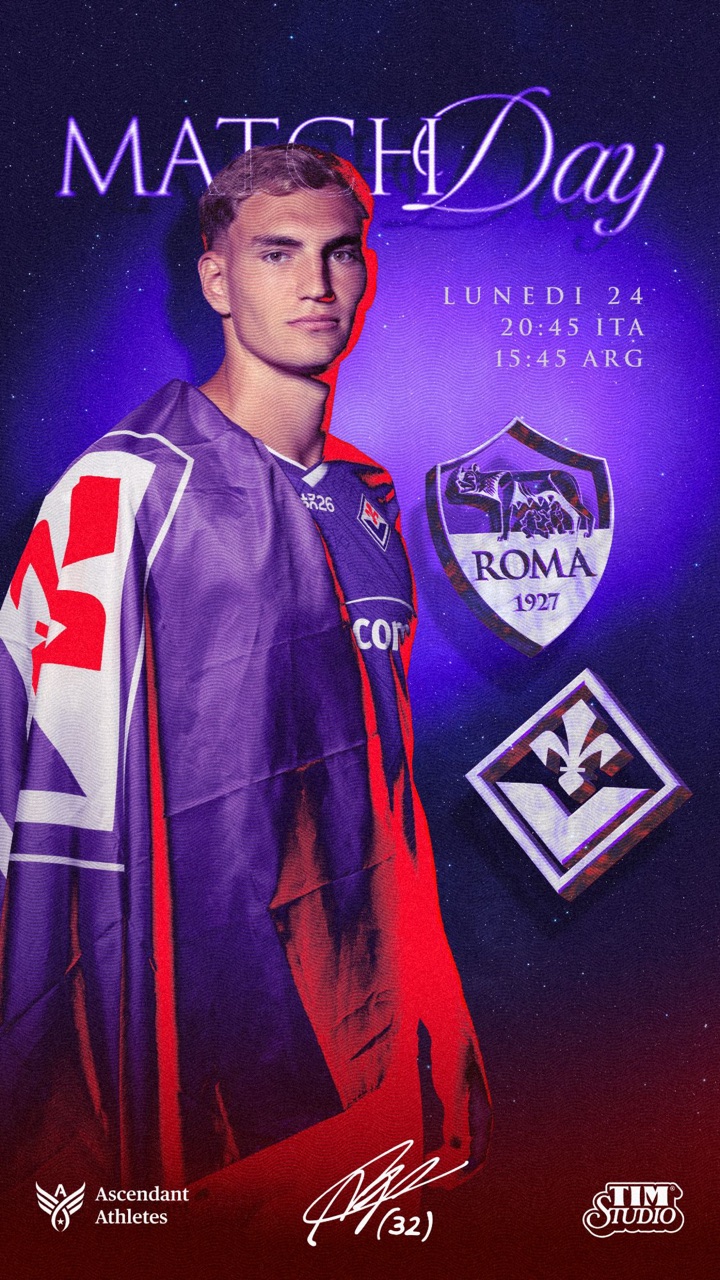 Roma v Fiorentina — design per il match day